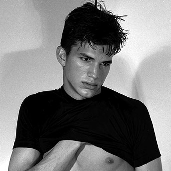 Ashton Kutcher from Stars' Early Modeling Pictures E! News Ashton Kutcher from Stars' Early Modeling Pictures E! News